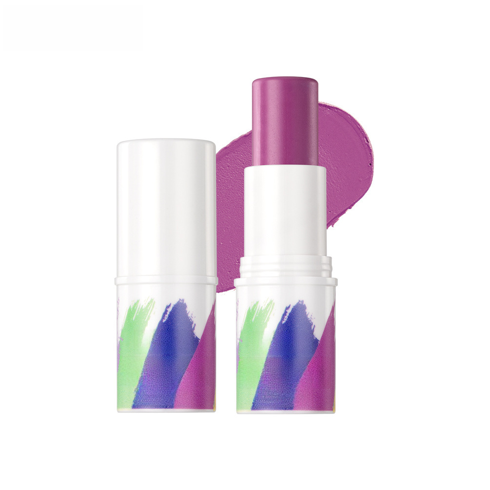 QIBEST body face painting stick natural three-dimensional decoration outline brightening skin color face washable painting pen