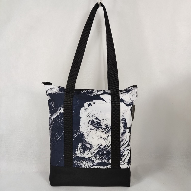 厂家批发 黑色牛津布单肩包