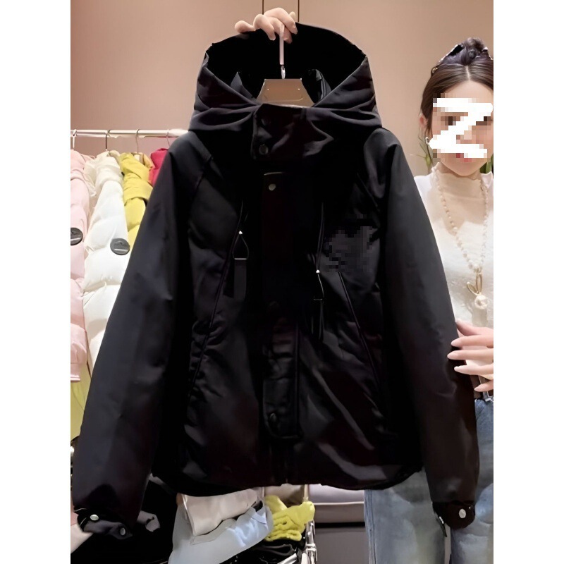2025春秋新款短外套连帽宽松冲锋衣女款夹克薄款休闲风衣棒球服潮|undefined