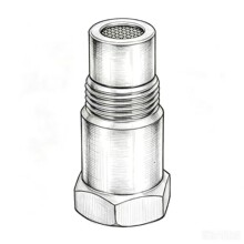 跨境不锈钢汽车氧传感器 通用m18*1.5延长接头紧固件三元催化器