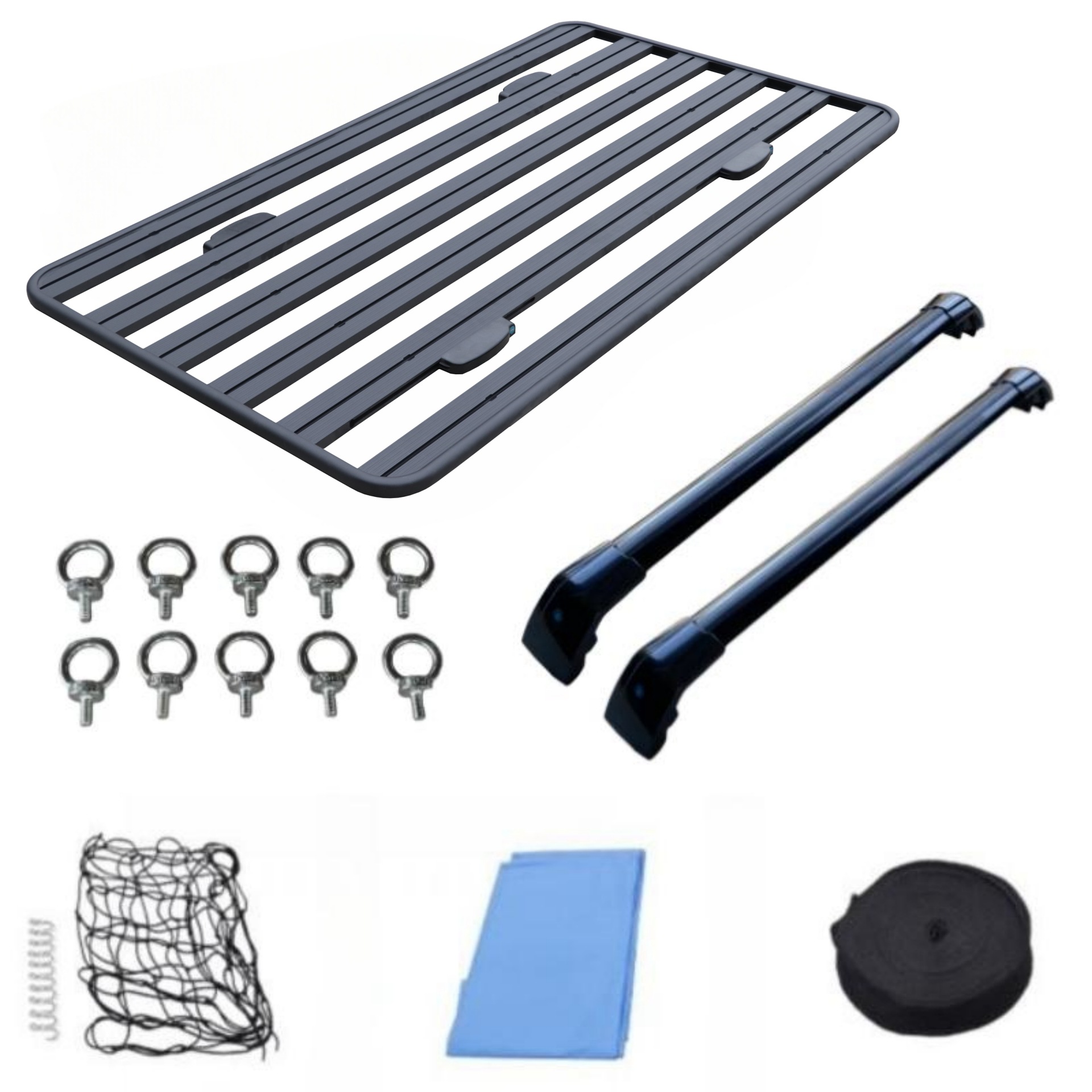 rack, Universal Roof rack - regular-13-meters-long-special-crossbar-rain-cloth-net-rope-hanging-ring