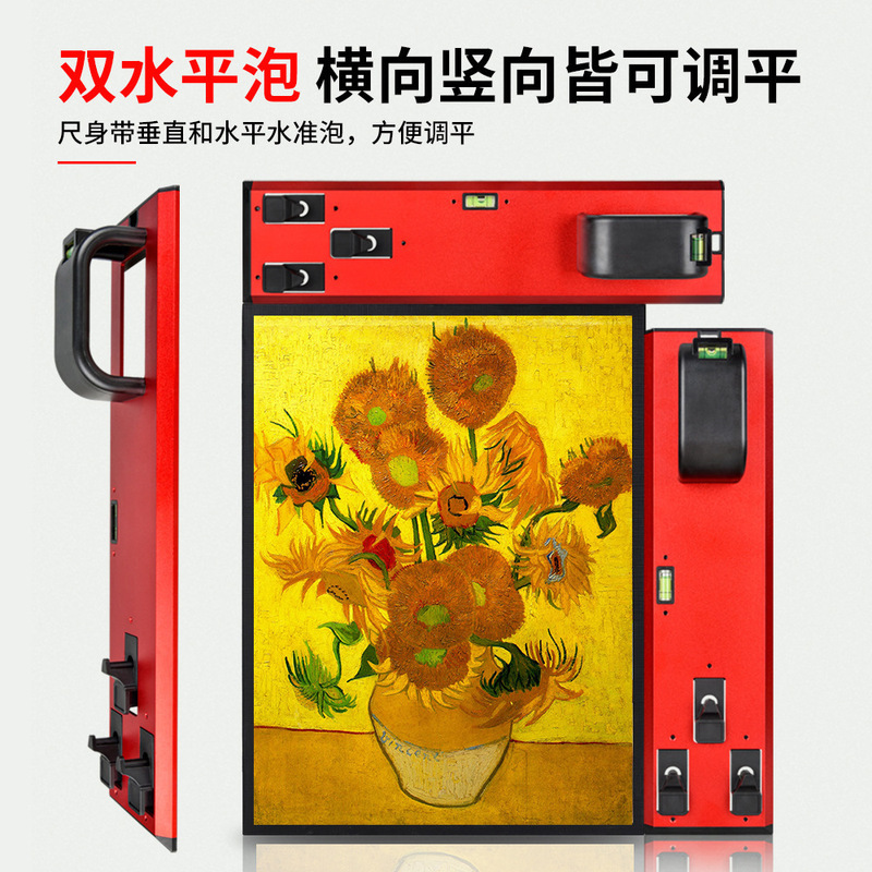 Picture Hanging Level Kit Photo Frame Hanging Level Tool Home Handy Gadget Aluminum Alloy Hanging Painting Picture Hanging Level Kit Photo Frame Hanging Level Tool Home Handy Gadget Aluminum Alloy Hanging Painting