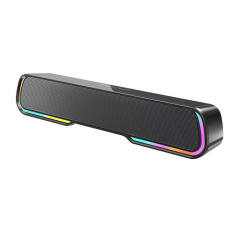 音覇音響RGB走馬灯発光ミニデスクトップ長条携帯型サブウーファ大出力bluetoothスピーカー