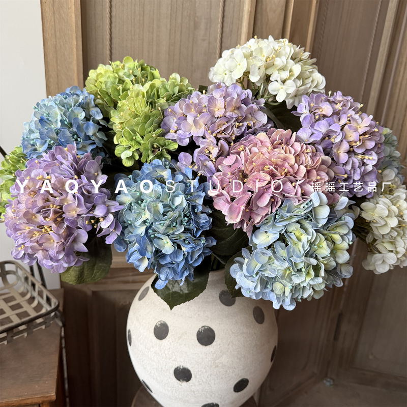 Single Stem Anna Hydrangea, Luxurious Home Decor, Hydrating Hydrangea Flower, Dining Table Floral Arrangement Single Stem Anna Hydrangea, Luxurious Home Decor, Hydrating Hydrangea Flower, Dining Table Floral Arrangement