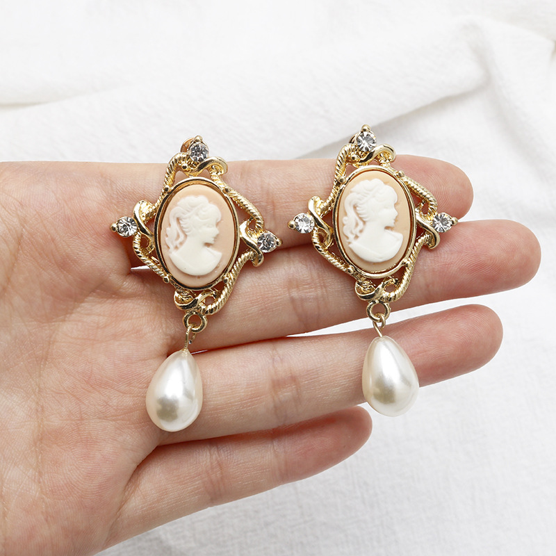 Elegante Perlenohrringe Für Damen Im Europäischen Stil_voghion.com
