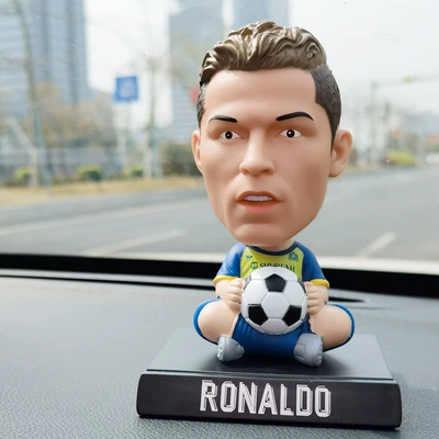 Car ornaments | C. Ronaldo Bobblehead Figures - -shaking-his-head-riyadh-ronaldo