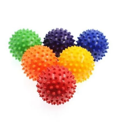 Hot-selling spiked grip ball, sole hedgehog ball, fascia release ball, PVC yoga massage ball, fitness fascia ball