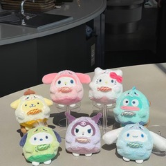 日系サンリオハローキティペンダント布犬ぬいぐるみ幽霊キャンディークロミ公仔カバン掛け飾り