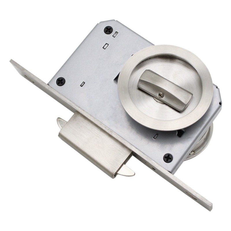Puerta corredera invisible cerradura de gancho de una sola cara cerradura de gancho de puerta corredera de cocina acero inoxidable 304 cerradura de puerta incrustada cerradura de puerta universal