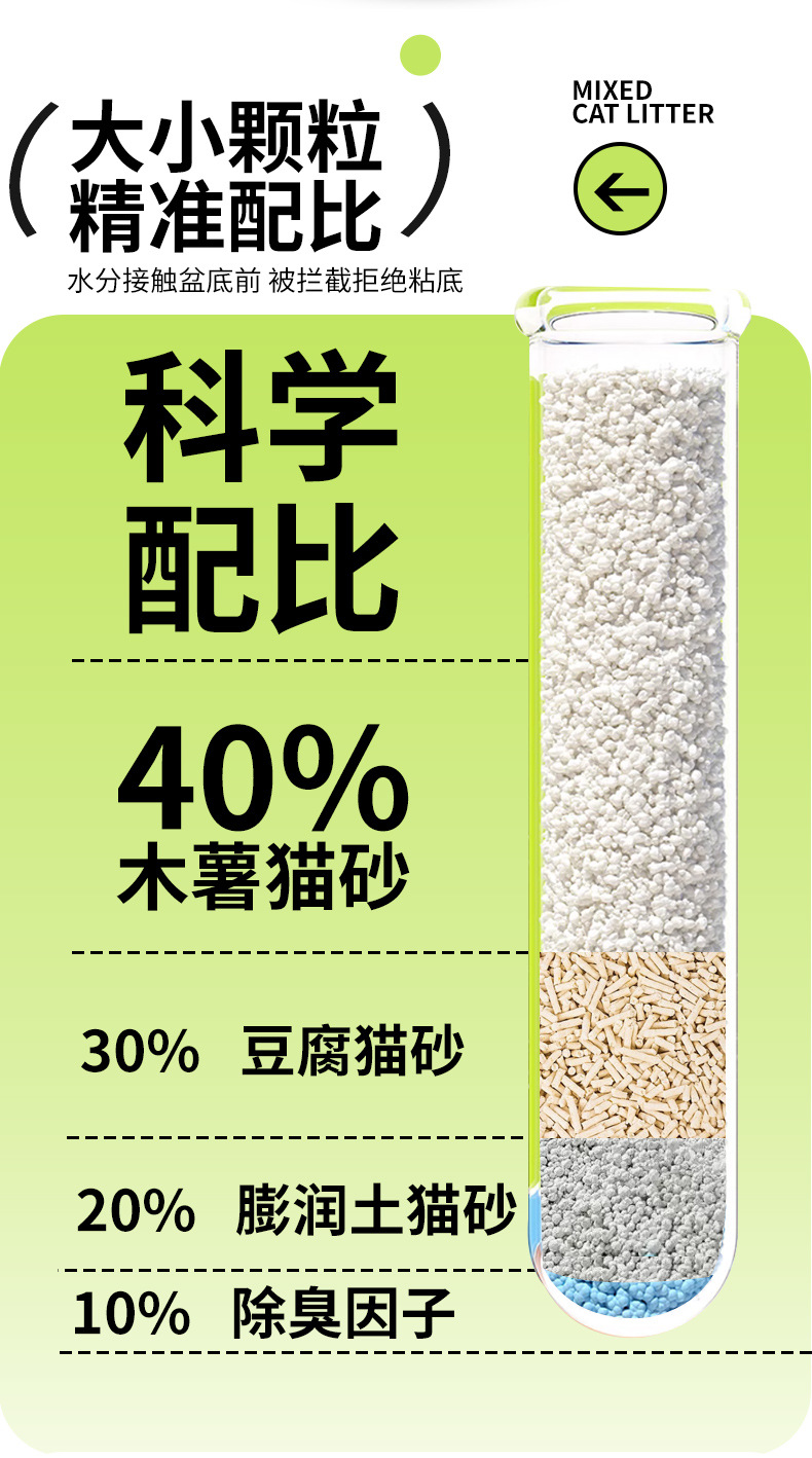 Sandia de yuca para gatos transfronteriza sudeste asiático 2kg arena de gato arena de yuca desodorizante arena de gato desodorizante aglomerado fábrica de comercio exterior