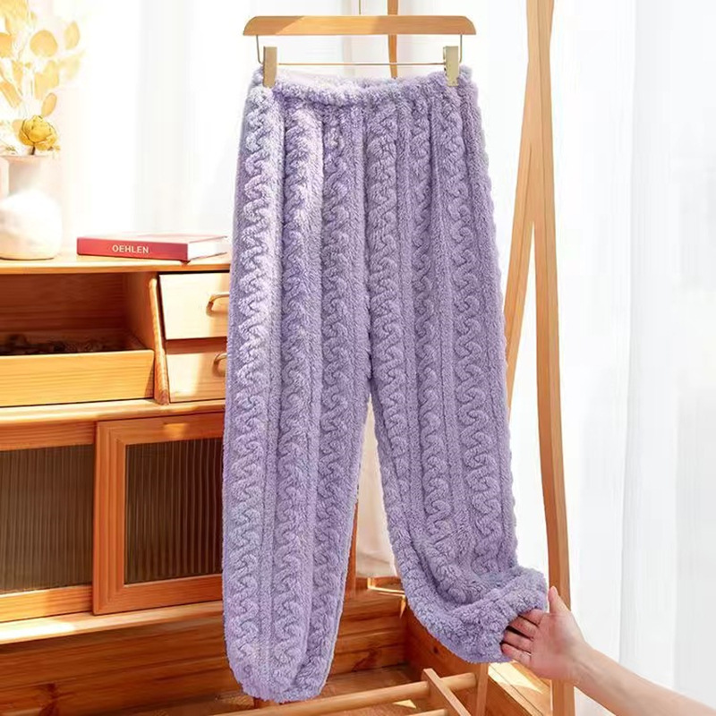 Pantalones Jacquard Purple