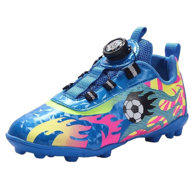 Zapatillas Deportivas Infantil con Botón Giratorio, Resistentes al Impacto, para Entrenamiento Profesional