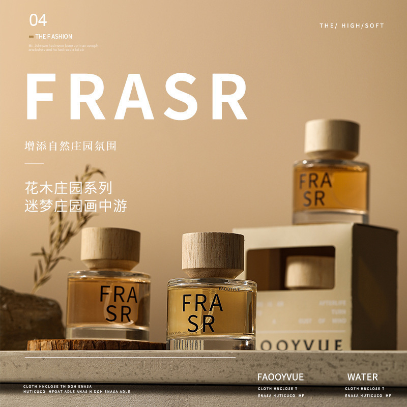 Index net red new flower and wood manor neutral perfume ladies light fragrance lasting wood fragrance niche perfume wholesale