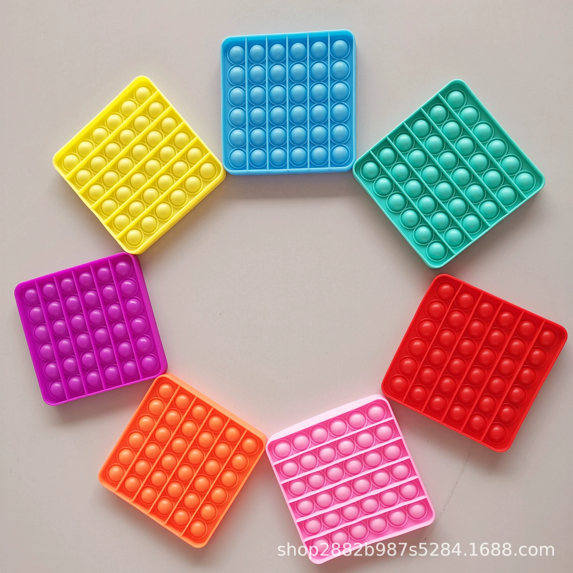 Rainbow silicone dinosaur, anti-stress, unicorn, material