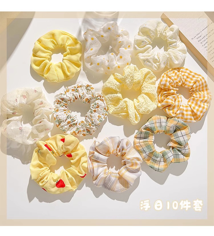 夏季猪大肠发圈女高级感头绳2024新款头花发饰橡皮筋扎头发绳头饰详情20