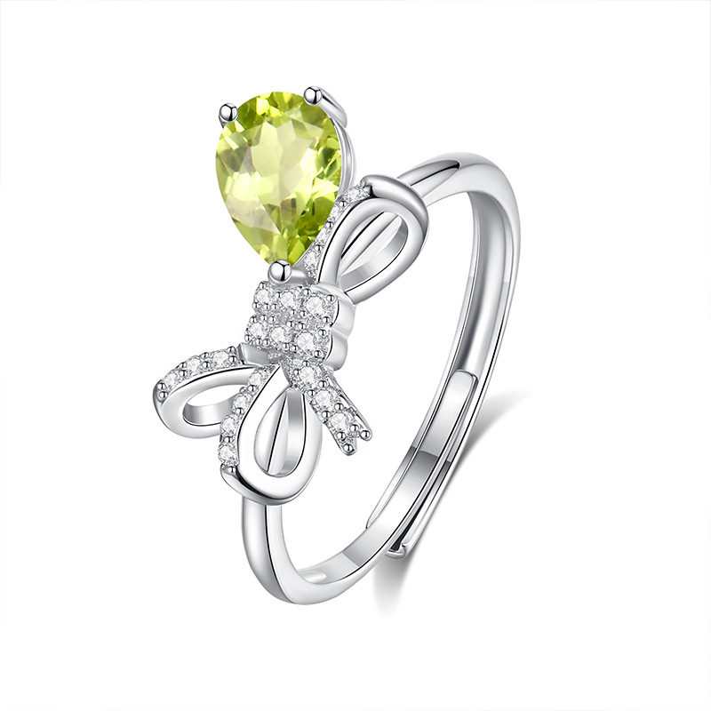 Pequeño libro rojo estilo caliente tesoro de color natural joyería S925 anillo de plata esterlina heroína piedra 5*7 venta caliente envío transfronterizo de una pieza