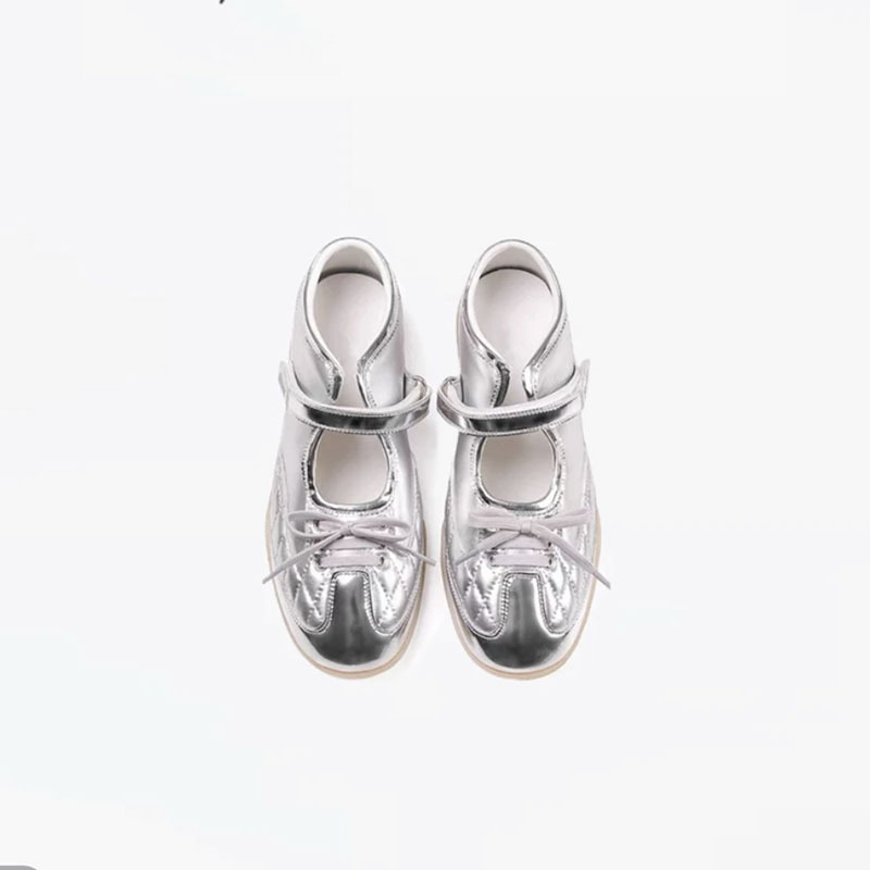 Edición de cuero de vaca ~ zapatos deportivos casuales de mujer color de ballet de cuero real con suela gruesa y altura interior de zapatos de mary-zhen