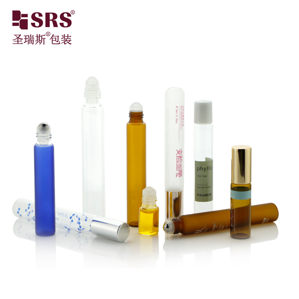 畅销款 现货5ml-10ml透明 茶色玻璃瓶 香水精油瓶 精华露走珠瓶