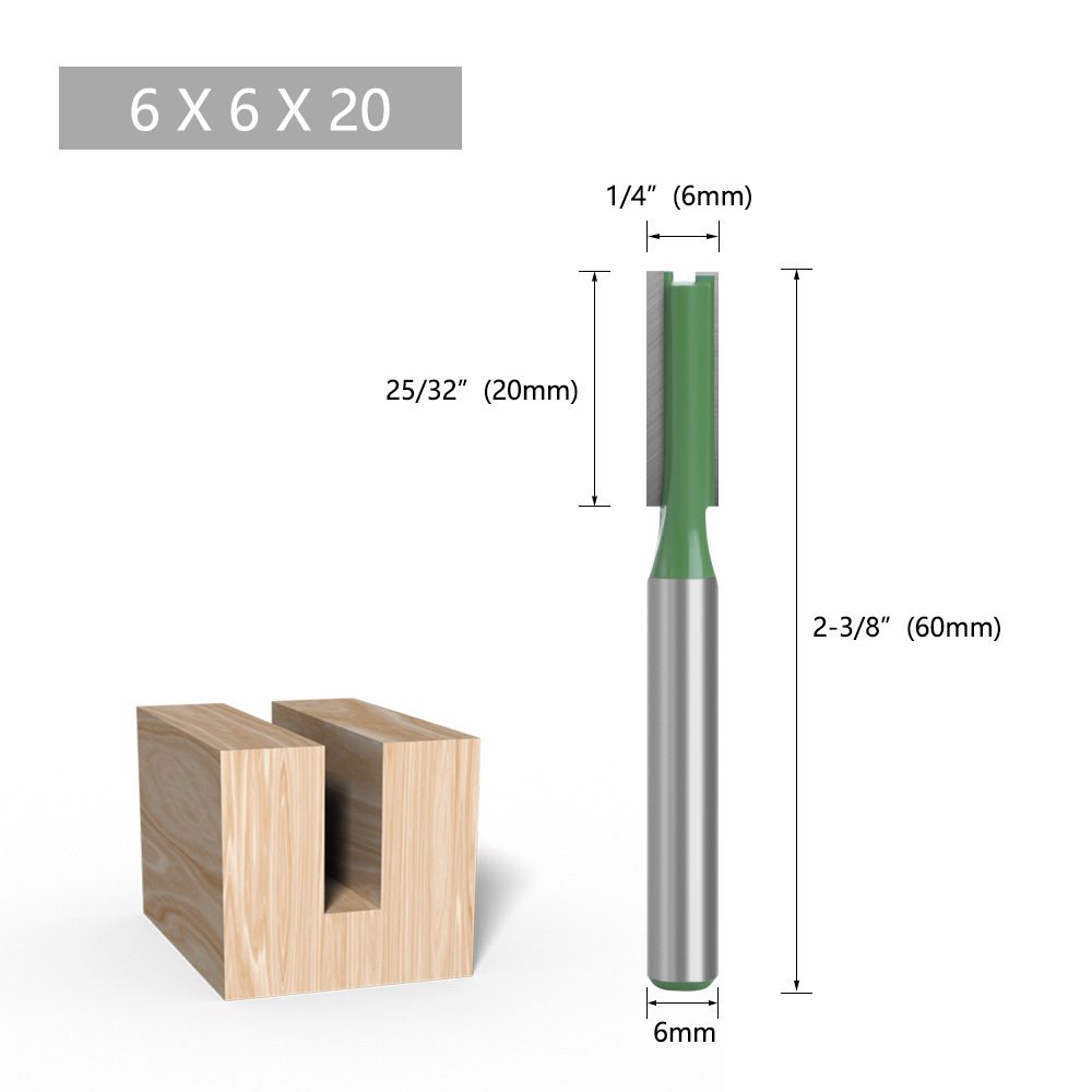 Juego de 6 Cuchillas Rectas de un Solo Filo y de Doble Filo para Máquina de Recorte, Cabezal de Corte de Acero de Tungsteno, Fresa para Máquina de Grabado, Broca para Router, Venta Directa de Fábrica