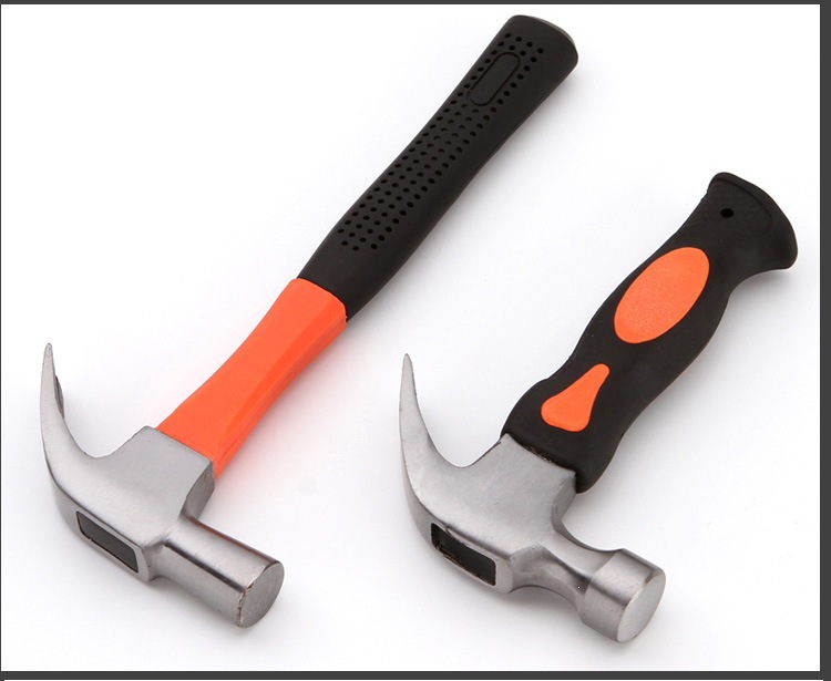 Factory Direct Sales Claw Hammer Tool, High Carbon Steel Anti-Slip Hammer, Household Repair Small Hardware Hammer, Supports Dropshipping