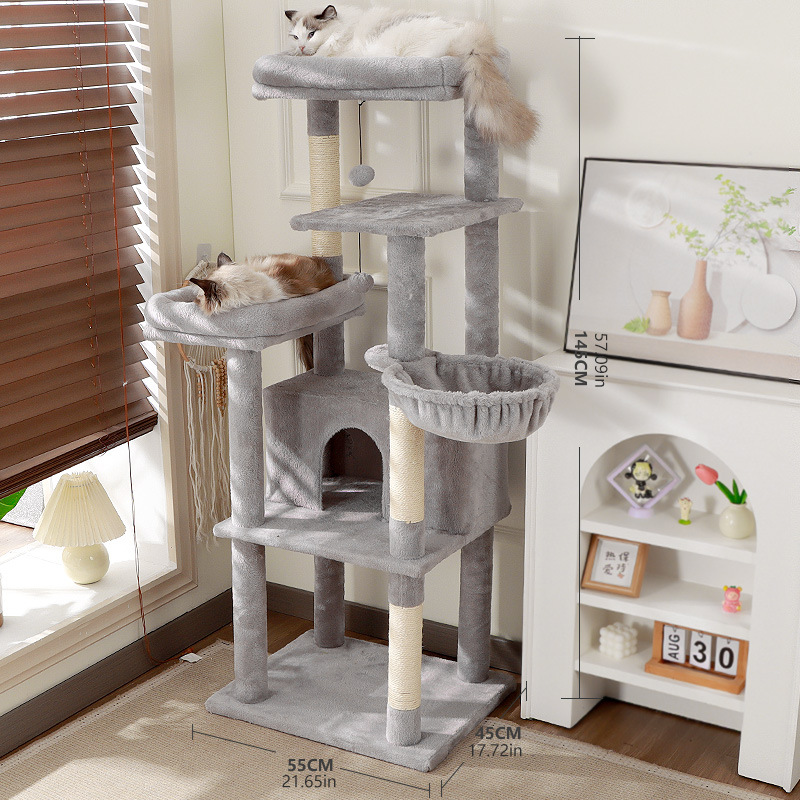 Marco de escalada para gatos especial transfronterizo, nido para gatos, estante para gatos grande todo en uno, no ocupa un área, poste de captura de gatos, suministros de juguetes para gatos