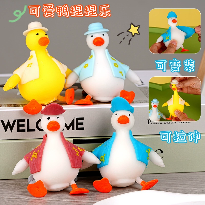 Slime for dressing up, toy, anti-stress, duck