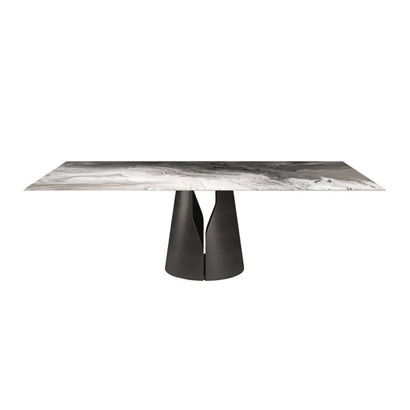 페나비아 ART 식탁 조명 럭셔리 모던 심플 록 보드 게이블 미니멀리스트 디자이너 직사각형 식탁