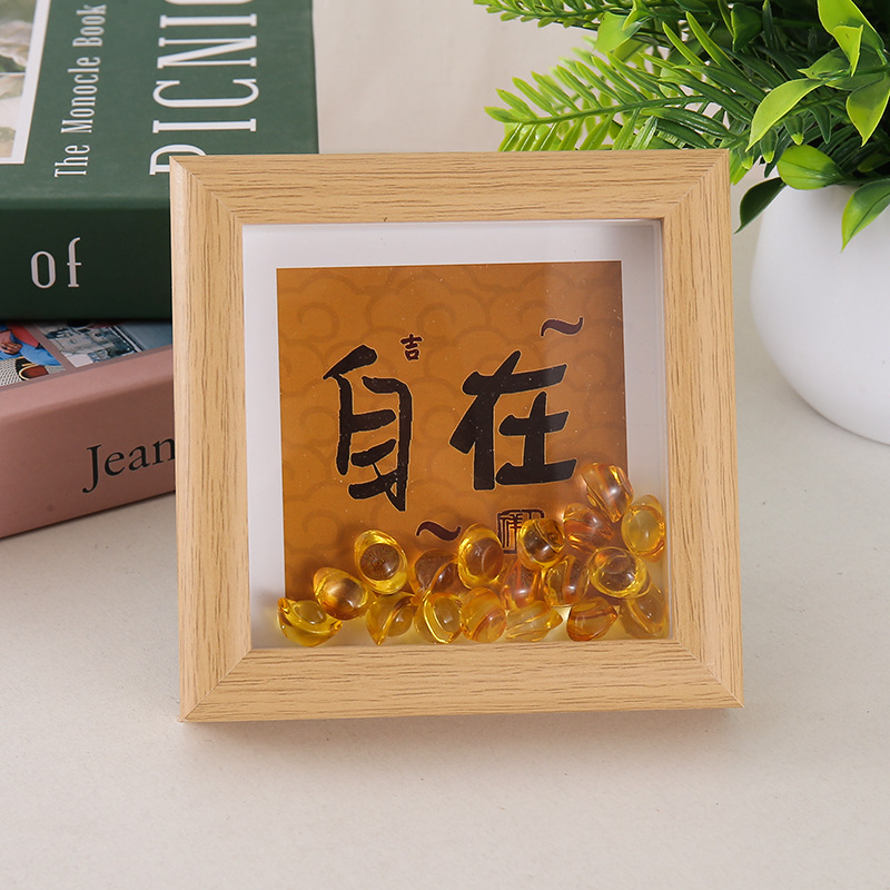 Bedside Table Desktop Creative Small Ornaments, Emotional Home Decoration, Photo Frame, Calligraphy Small Display Stand, Niche Small Photo Frame