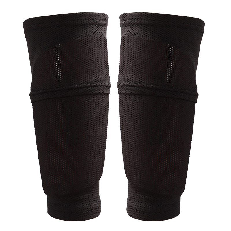 Los niños adultos de fútbol calcetines de fútbol Shin Guard protector de la pierna tapa deflector calcetines insertar transpirable ventas directas de la fábrica