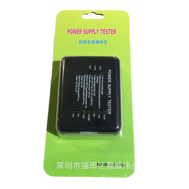 Поставка Тестер питания компьютера Тестер питания ATX Диагностика питания Компьютерное шасси Тестер питания