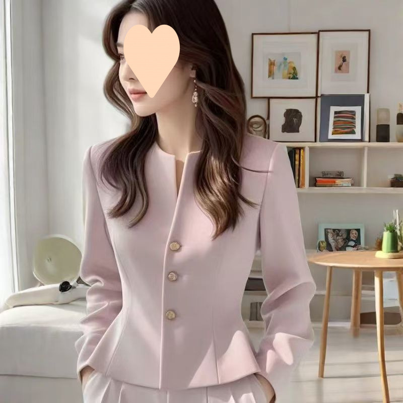 短款小西装带内衬小香风外套新款漂亮2025气质温柔百搭春秋女装潮|undefined