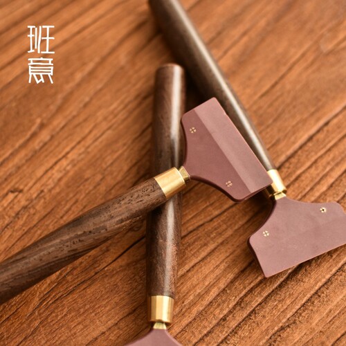 Tea scraper, tea tray cleaning brush, tea residue brush, water scraper, bakelite tea tray cleaning brush, cleaning brush, tea set accessories