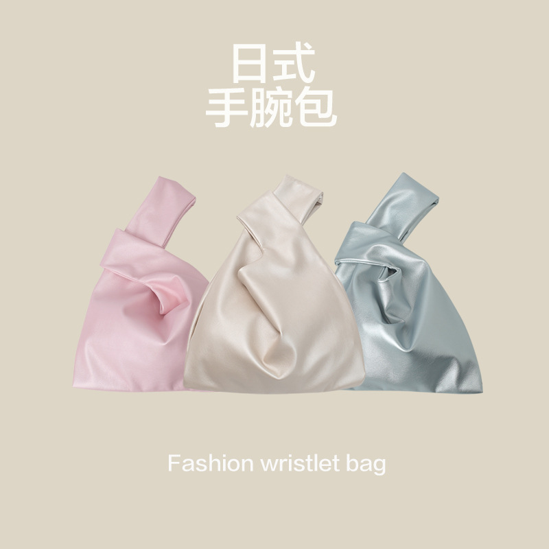 Japanese-style mini wrist bag for walking and walking with small bag for women pu mobile phone packaging small bag for mobile phone