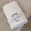[Cute Cinnamon Dog] [Bath Towel] - White