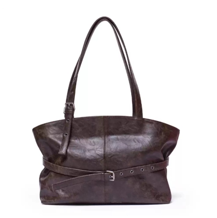 Ond Samooh estilo coreano de moda de mujer brazo locomotora bolso de hombro bolso ajustable de bolsillo