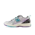 White Blue Purple (Runs half size small)