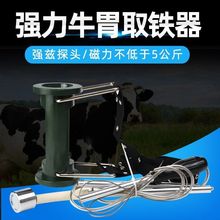 牛瘤胃取铁器强磁力头牛用养殖掏铁器牛胃吸铁器加长绳牛胃取铁器