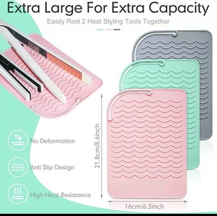 Hairdressing Tools Curling Iron Heat Insulation Pad Straightener Storage Pad Anti-scalding Pad