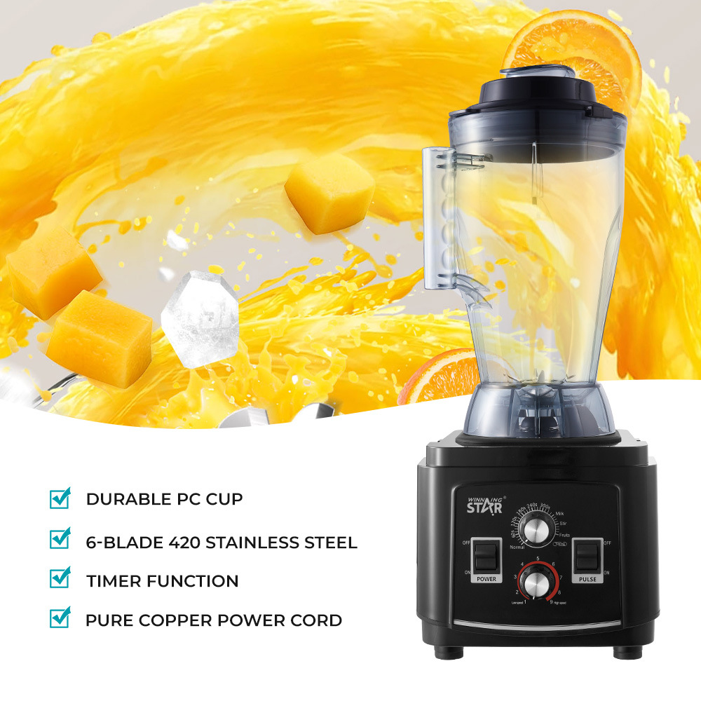 Winning star comercial transfronterizo jugo de alta rotación batido de leche de soja exprimidor multifuncional rompidor de paredes