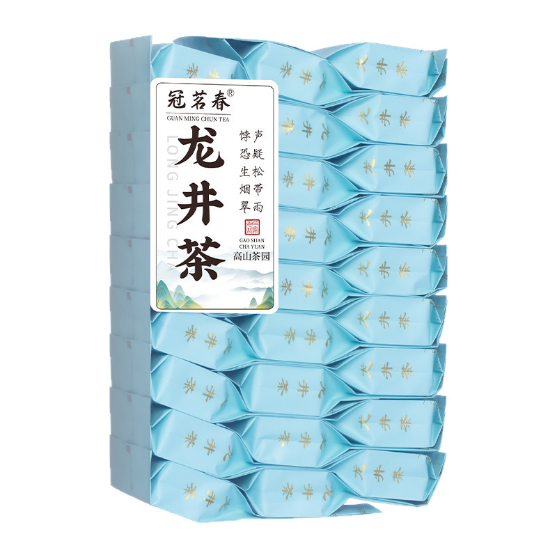 龙井茶绿茶2026新茶正宗浓香型春茶独立小包装礼盒装送礼90g360g