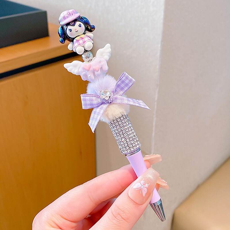 クロミ回転ボールペン子供の漫画かわいい文具ペン学生特別な女の子試験解答ゲルペン|undefined