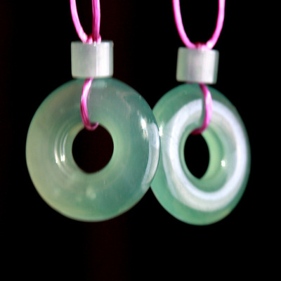 天然翡翠A货蓝水耳线冰种玉石时尚女款高档耳坠耳饰代出证书