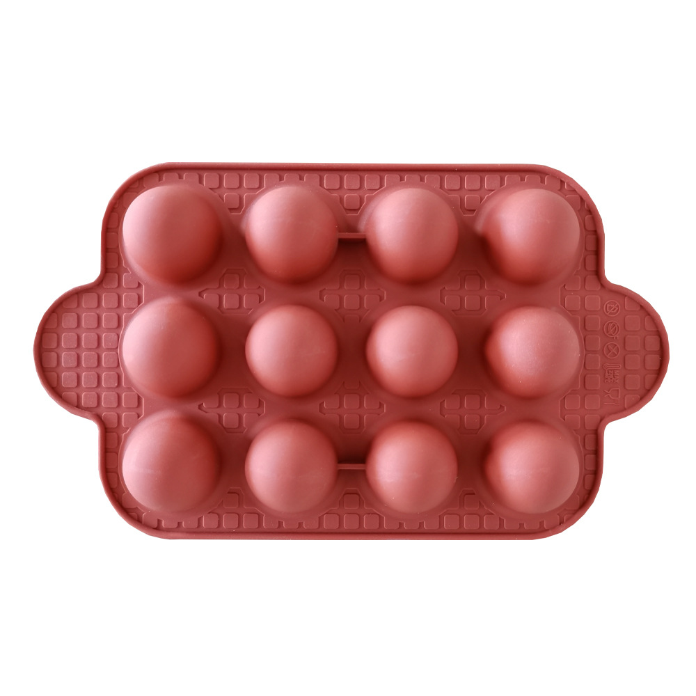 硅胶12连圆蛋模具 (12)