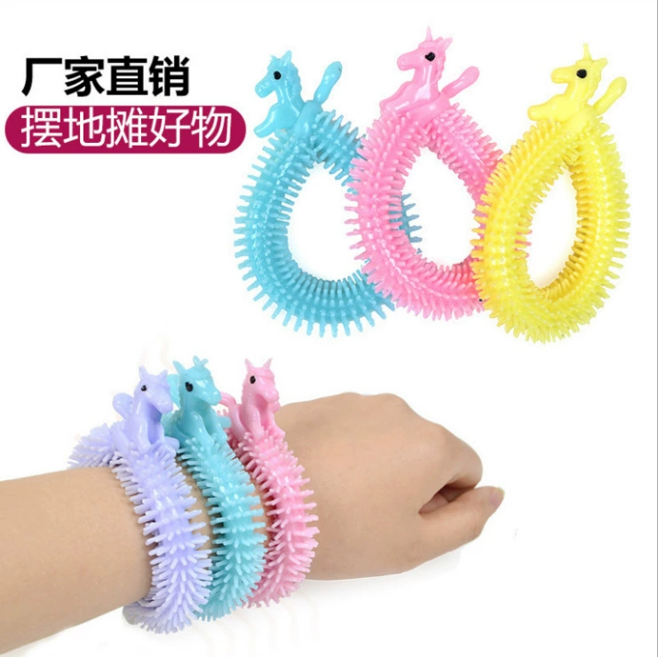 Эластичная игрушка, верёвка, антистресс, гусеница