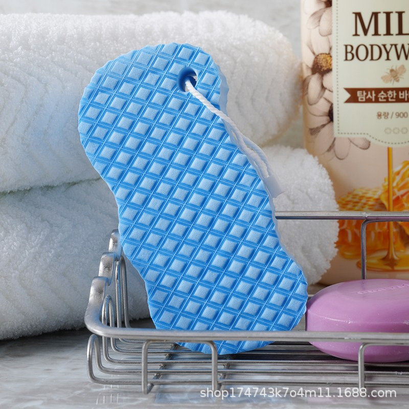 3D bebé esponja baño limpie el patrón de escala de pescado tridimensional Baño de esponja de baño no hace daño a la piel bebé sin dolor Baño