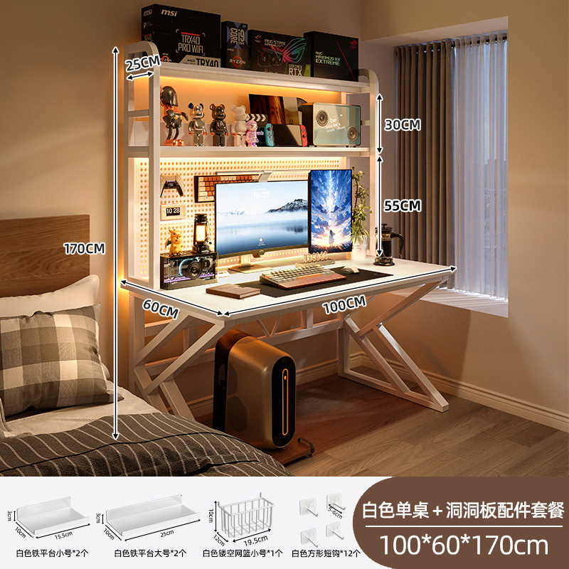 Escritorio de escritorio dormitorio casa mesa de deportes electrónicos escritorio de escritorio escritorio de computadora escritorio de oficina agujero tablero de juego conjunto de mesa y silla