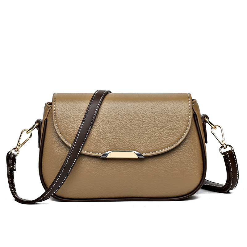 Women's 2025 New Large Flap Messenger Small Square Bag Luxury Trendy Fashion Versatile Shoulder Crossbody Bag PU Leather - Thumbnail 5