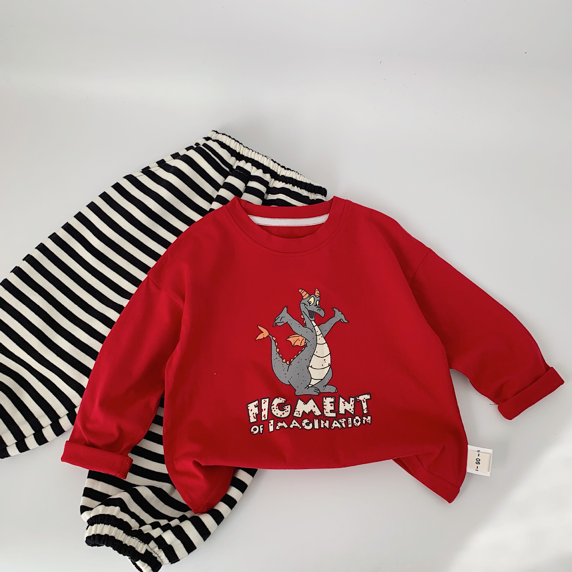 Maibao camiseta para niños 2024 ropa para niños nueva primavera de dibujos animados impreso bottoming camisa niños y niñas casual Top moda