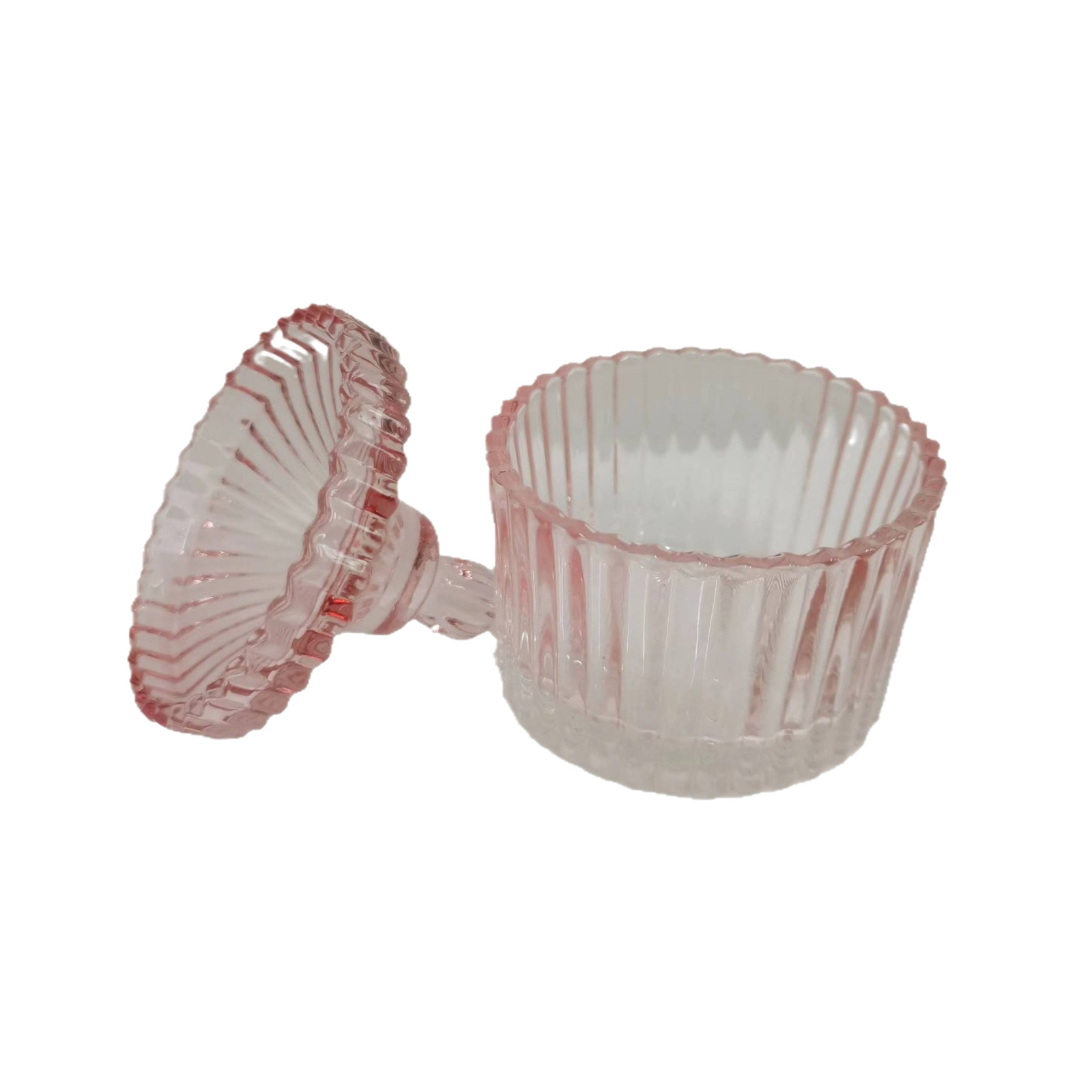 Creativo mongol bolsa de cristal caramelo tarro aromaterapia vela taza vidrio transparente almacenamiento tarro joyería decoración caja de almacenamiento