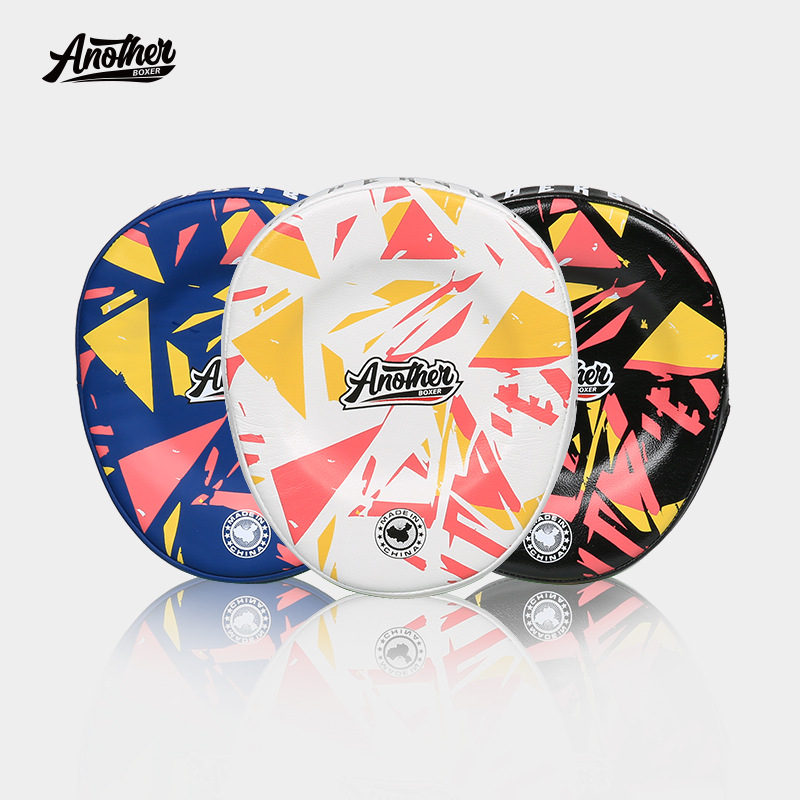 AN boxing hand target, ultra-lightweight sparring target, microfiber leather Muay Thai precision target, round razor target for combat training
